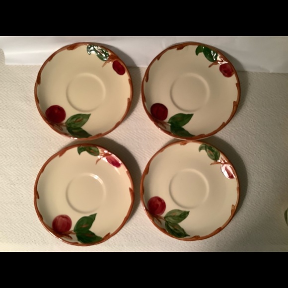 FRANCISCAN CUP & SAUCER 4 APPLE DESIGN - Picture 4 of 4